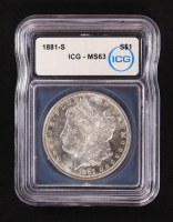 1881-S Morgan Silver $1 Dollar (ICG MS63) at PristineAuction.com