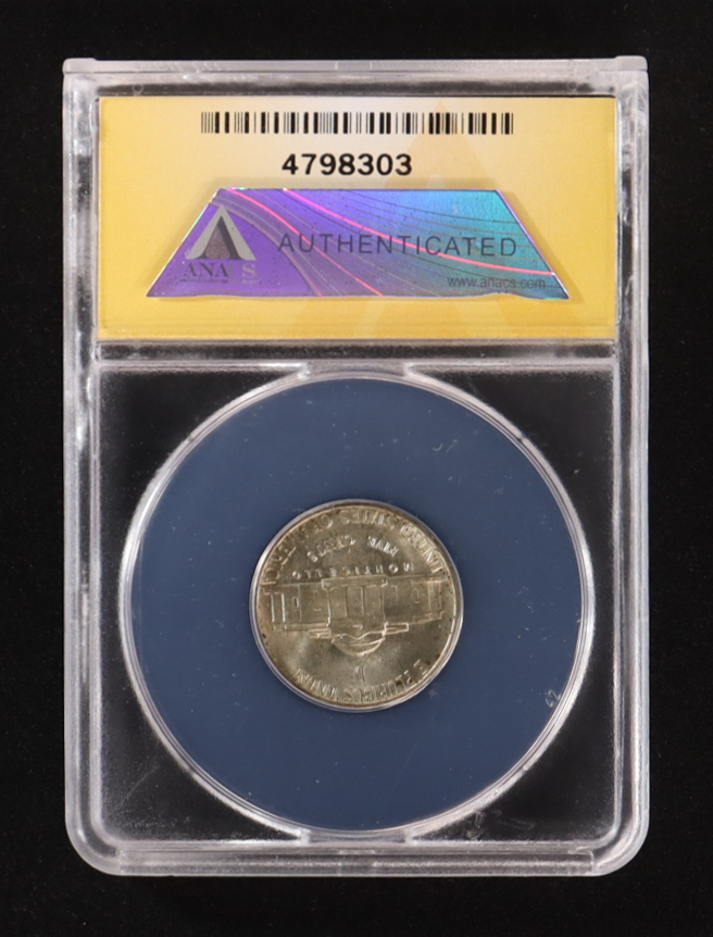 1944-D Jefferson "War" Nickel - 40% Silver (ANACS MS63 FS) at PristineAuction.com 1944-D Jefferson "War" Nickel - 40% Silver (ANACS MS63 FS) at PristineAuction.com