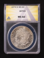 1879 Morgan Silver $1 Dollar (ANACS MS60) at PristineAuction.com