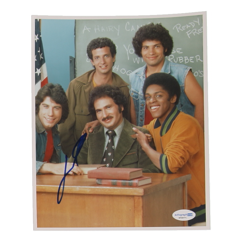John Travolta Signed "Welcome Back Kotter" Signed 8x10 Photo (ACOA) at PristineAuction.com John Travolta Signed "Welcome Back Kotter" Signed 8x10 Photo (ACOA) at PristineAuction.com