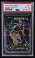 Jackson Chourio 2024 Topps Chrome X-Fractor #161 RC (PSA 10) at PristineAuction.com