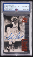 Roberto Clemente Jr. Signed 1999 Upper Deck Century Legends #20 Roberto Clemente (PSA | Autograph Graded 10) at PristineAuction.com