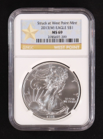2013-(W) American Silver Eagle, Struck at West Point Mint (NGC MS69) at PristineAuction.com