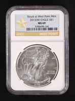 2013-(W) American Silver Eagle, Struck at West Point Mint (NGC MS69) at PristineAuction.com