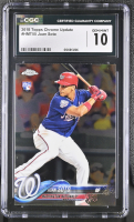 Juan Soto 2018 Topps Chrome Update #HMT55 RC (CGC 10) at PristineAuction.com