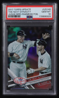 Aaron Judge / Joe Bird 2017 Topps Update Series The Next Dynasty Rainbow Foil #US148 RC (PSA 10) at PristineAuction.com