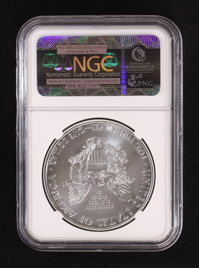 2013-(W) American Silver Eagle, Struck at West Point Mint (NGC MS69) at PristineAuction.com 2013-(W) American Silver Eagle, Struck at West Point Mint (NGC MS69) at PristineAuction.com