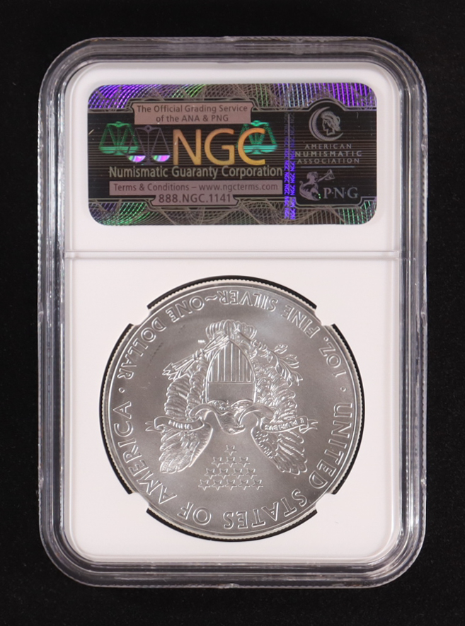 2013-(W) American Silver Eagle, Struck at West Point Mint (NGC MS69) at PristineAuction.com 2013-(W) American Silver Eagle, Struck at West Point Mint (NGC MS69) at PristineAuction.com