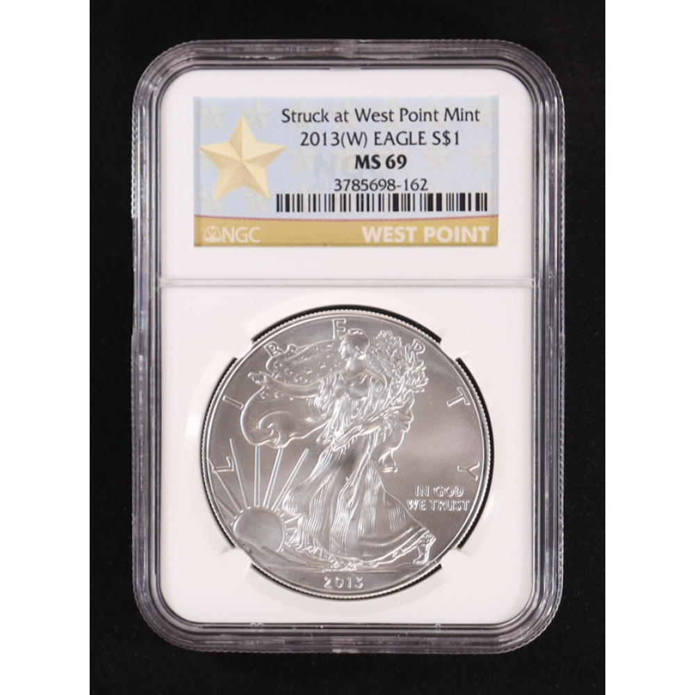 2013-(W) American Silver Eagle, Struck at West Point Mint (NGC MS69) at PristineAuction.com
