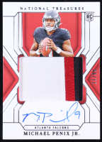 Michael Penix Jr. 2024 Panini National Treasures Jsy Autographs #157 #11/99 RC at PristineAuction.com