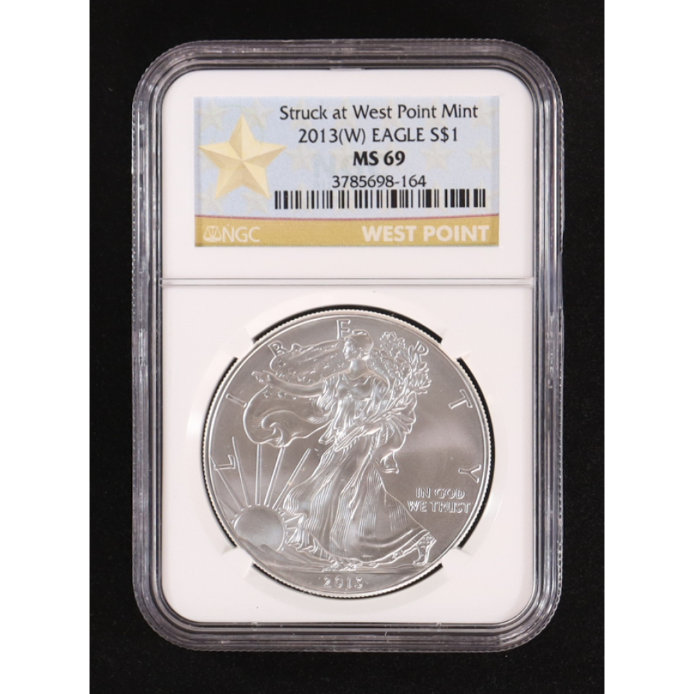 2013-(W) American Silver Eagle, Struck at West Point Mint (NGC MS69) at PristineAuction.com
