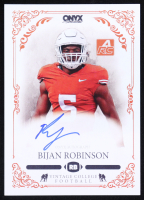 Bijan Robinson 2022 Onyx Vintage Autographs Blue #CABR at PristineAuction.com