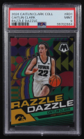 Caitlin Clark 2024 Panini Mosaic Caitlin Clark Collection Razzle Dazzle #RD1 (PSA 9) at PristineAuction.com