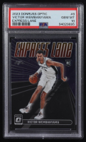 Victor Wembanyama 2023-24 Panini Donruss Optic Express Lane #8 (PSA 10) at PristineAuction.com