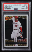 Juan Soto 2021 Topps Chrome Update Black Gold #BGC-2 (PSA 10) at PristineAuction.com