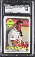 Juan Soto 2018 Topps Heritage High Number #502 (CGC 10) at PristineAuction.com