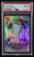 Shohei Ohtani 2023 Topps Stars Of The MLB #SMLB-33 (PSA 10) at PristineAuction.com