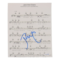 John Mellencamp Signed "Jack and Diane" 8x10 Sheet Music Print (ACOA) at PristineAuction.com