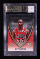 Michael Jordan 2008-09 Upper Deck Michael Jordan Legacy Collection #406 With Game-Used Jersey Swatch (BGS 9.5) at PristineAuction.com