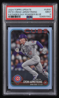 Pete Crow-Armstrong 2024 Topps Update Father's Day Powder Blue #US91 RC #30/50 (PSA 9) at PristineAuction.com