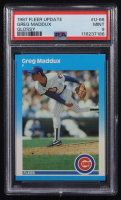 Greg Maddux 1987 Fleer Update Glossy #U-68 RC (PSA 9) at PristineAuction.com