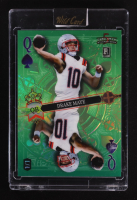 Drake Maye 2024 Wild Card 5 Card Draw Stacked Deck Queen Of Spades Green #SDPS-DMN #1/1 RC at PristineAuction.com