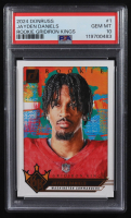 Jayden Daniels 2024 Panini Donruss Rookie Gridiron Kings #1 RC (PSA 10) at PristineAuction.com