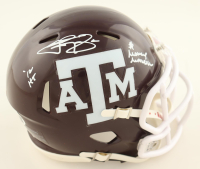 Johnny Manziel Signed Texas A&M Aggies Speed Mini Helmet Inscribed "'12HT" & "$ Money Manziel" (JSA) at PristineAuction.com