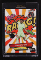Lamine Yamal 2024 Wild Card Comix BAANG! Orange Red White Rainbow Foil #ACBG-LY09 #22/25 RC at PristineAuction.com