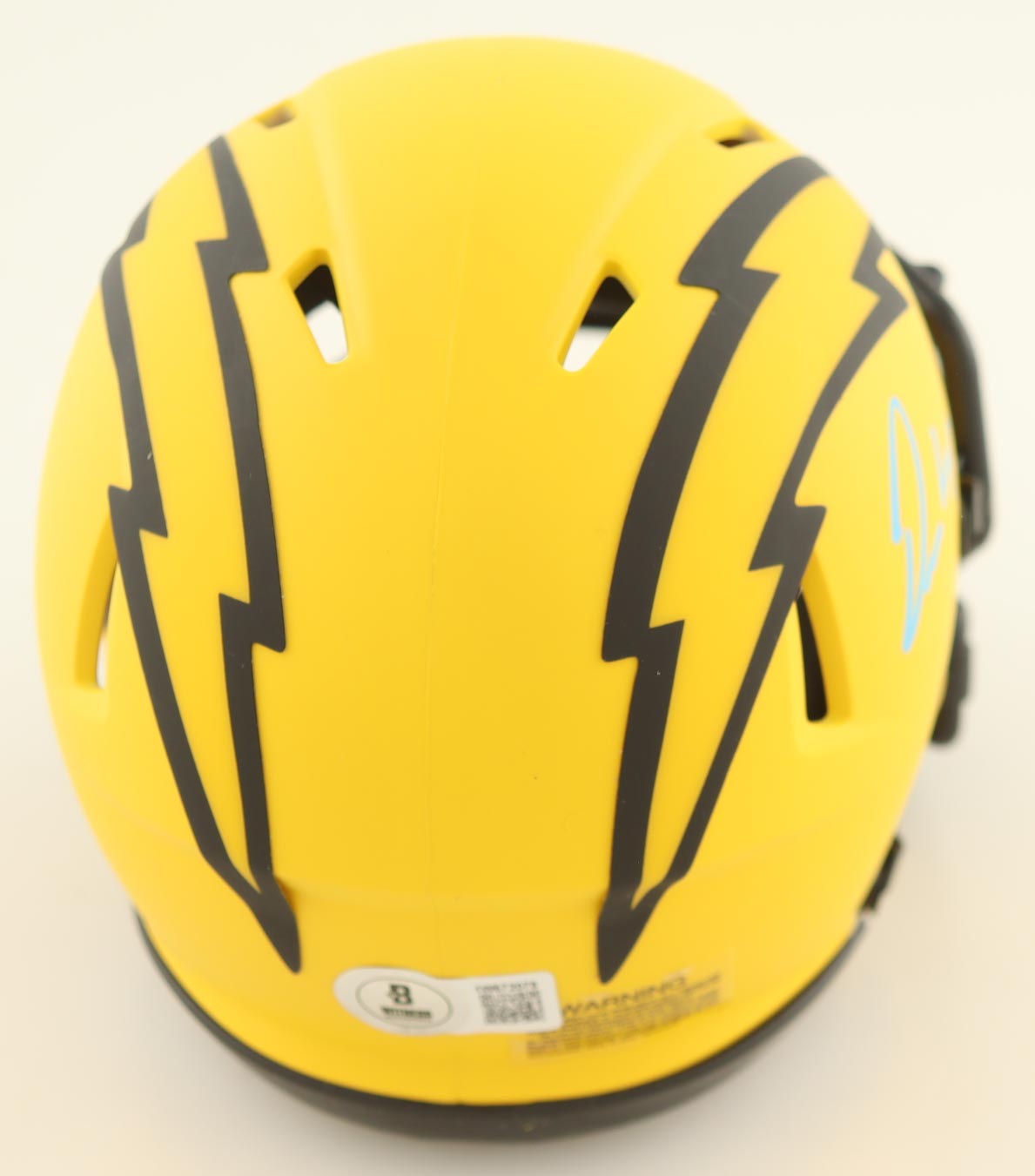 Omarion Hampton Signed Chargers Rave Alternate Speed Mini Helmet (Beckett) at PristineAuction.com Omarion Hampton Signed Chargers Rave Alternate Speed Mini Helmet (Beckett) at PristineAuction.com