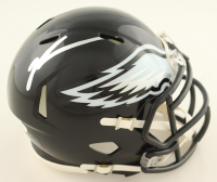 Jalen Carter Signed Eagles Salute To Service Alternate Speed Mini Helmet (JSA) at PristineAuction.com
