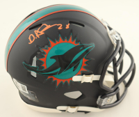 De'Von Achane Signed Dolphins Rivalries Alternate Speed Mini Helmet (Beckett) at PristineAuction.com