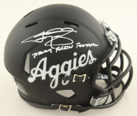 Johnny Manziel Signed Texas A&M Aggies Speed Mini Helmet Inscribed "Johnny Fu**** Football" (Beckett) at PristineAuction.com