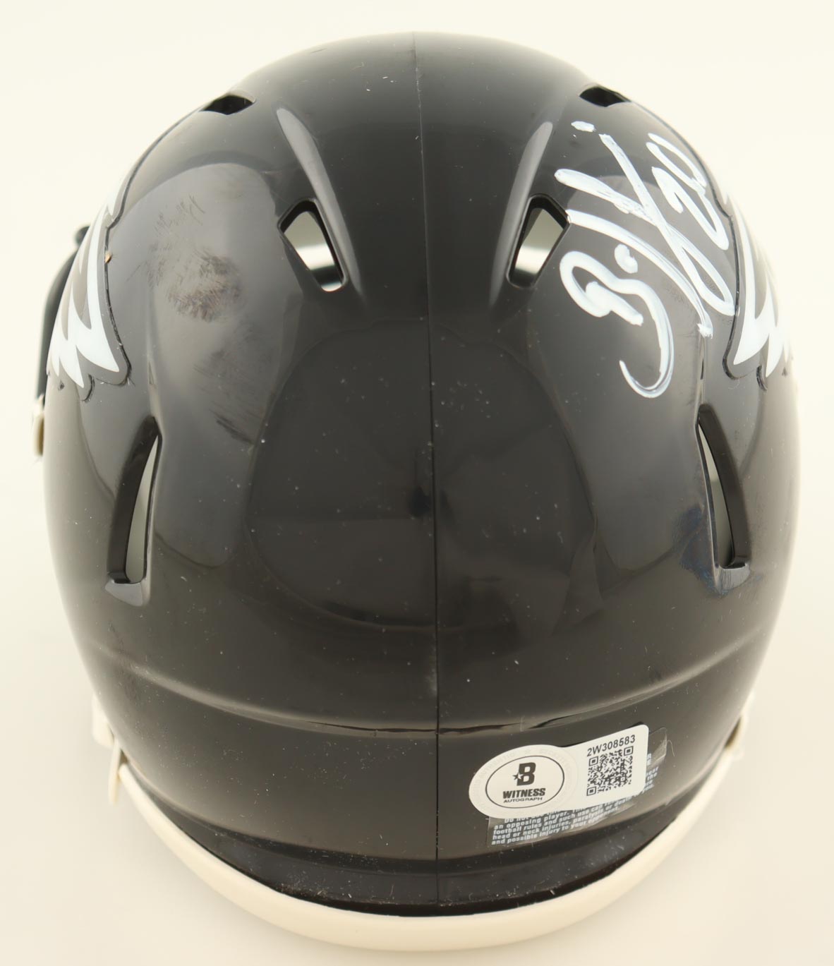 Brian Dawkins Signed Eagles Alternate Speed Mini Helmet (Beckett) at PristineAuction.com Brian Dawkins Signed Eagles Alternate Speed Mini Helmet (Beckett) at PristineAuction.com