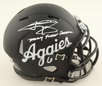 Johnny Manziel Signed Texas A&M Aggies Speed Mini Helmet Inscribed "Johnny Fu**** Football" (Beckett) at PristineAuction.com