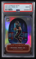 Michael Penix Jr. 2024 Panini Donruss Optic Uptowns #9 RC (PSA 10) at PristineAuction.com