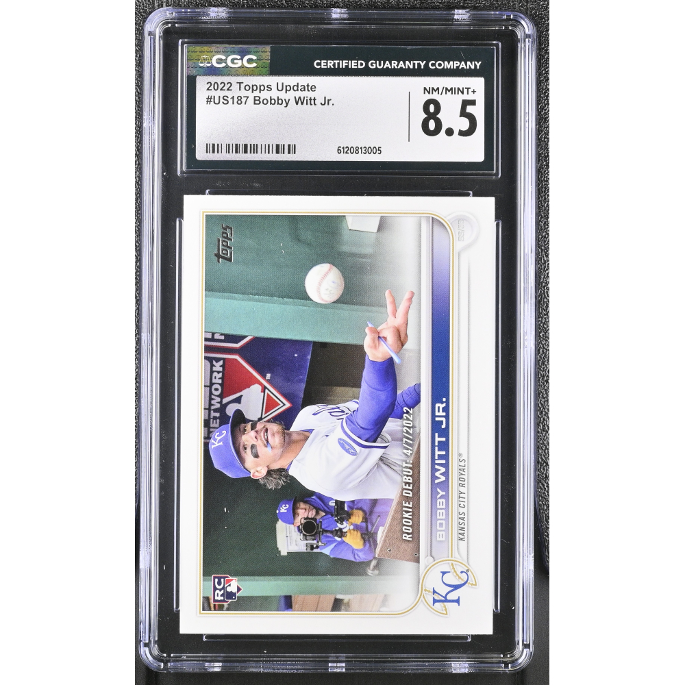 Bobby Witt Jr. 2022 Topps Update #US187 RC (CGC 8.5) at PristineAuction.com