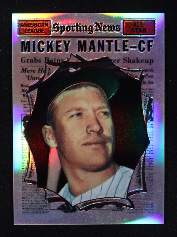 Mickey Mantle 1997 Topps Mantle Finest Refractors #32 at PristineAuction.com Mickey Mantle 1997 Topps Mantle Finest Refractors #32 at PristineAuction.com