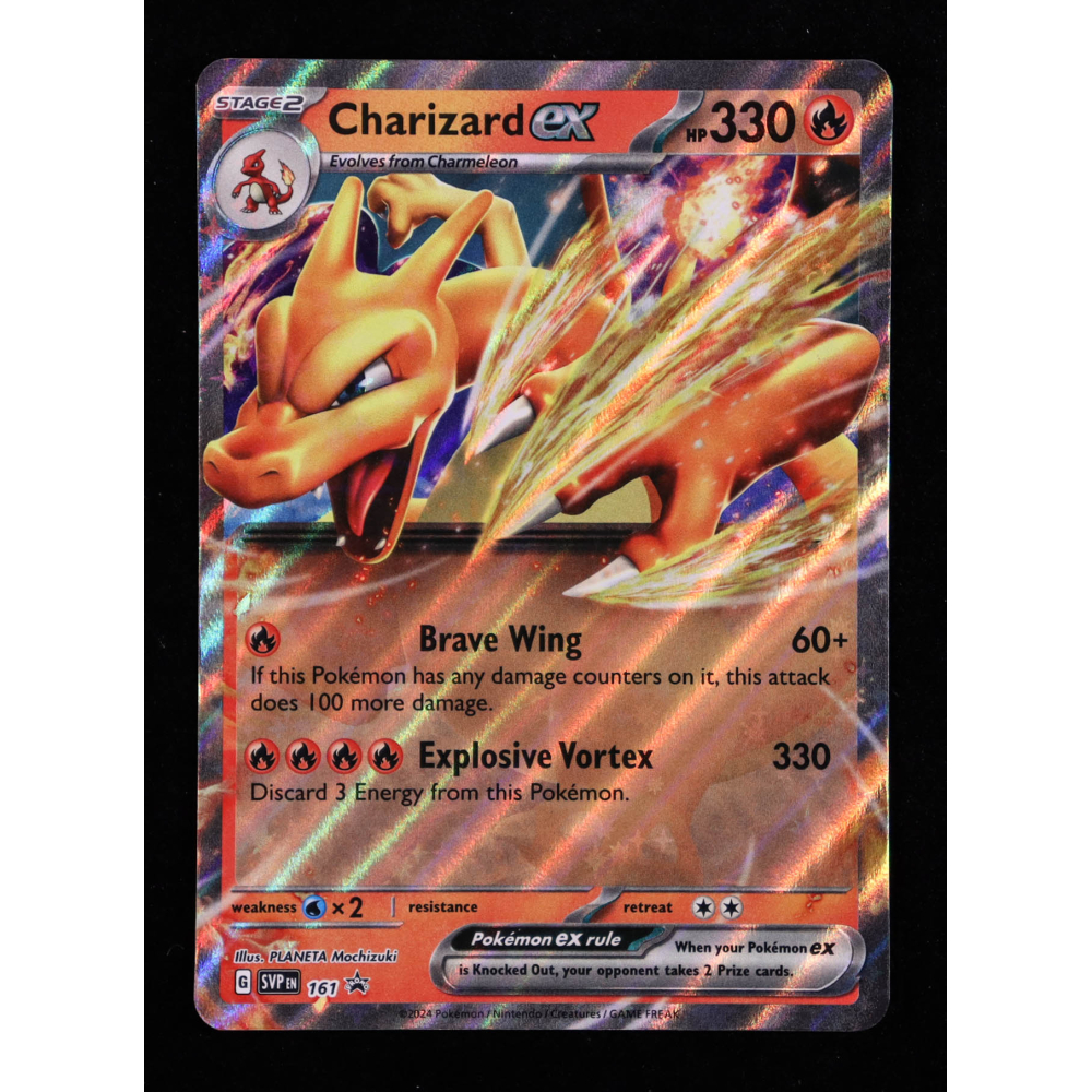 Charizard ex 2024 Pokemon TCG Scarlet & Violet Black Star Promos #161 at PristineAuction.com