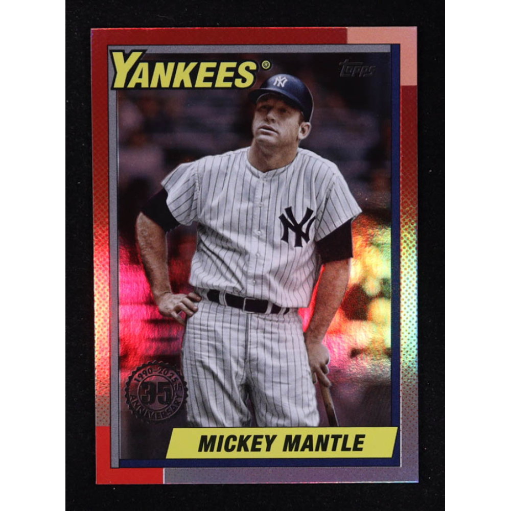 Mickey Mantle 2025 Topps Update '90 Topps #U9043 at PristineAuction.com