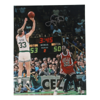 Larry Bird Signed Celtics 16x20 Photo (Beckett) at PristineAuction.com