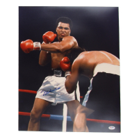 Muhammad Ali Signed 16x20 Photo (PSA) at PristineAuction.com