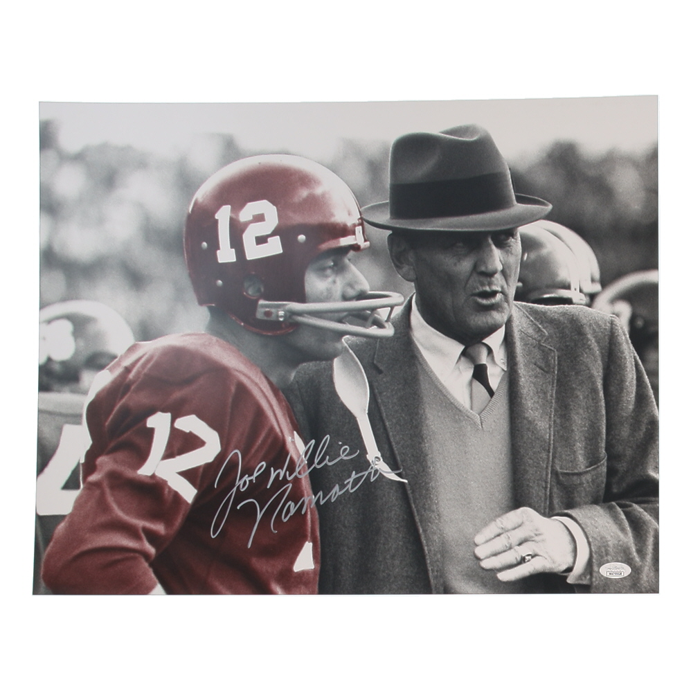 Joe "Willie" Namath Signed Crimson Tide 16x120 Photo (JSA) at PristineAuction.com Joe "Willie" Namath Signed Crimson Tide 16x120 Photo (JSA) at PristineAuction.com