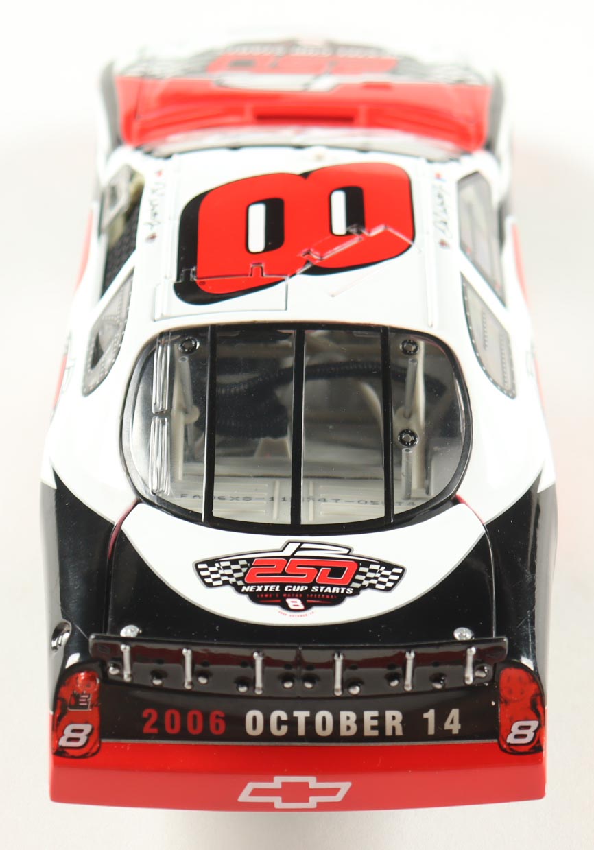 Dale Earnhardt Jr. Signed NASCAR #8 250th Consecutive Start 2006 Monte Carlo SS Club Car - 1:24 Scale Diecast Car (Dale Jr.) at PristineAuction.com Dale Earnhardt Jr. Signed NASCAR #8 250th Consecutive Start 2006 Monte Carlo SS Club Car - 1:24 Scale Diecast Car (Dale Jr.) at PristineAuction.com