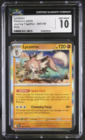 Lycanroc 2025 Pokemon Journey Together #085/159 (CGC 10) at PristineAuction.com