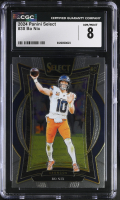 Bo Nix 2024 Panini Select #30 RC (CGC 8) at PristineAuction.com
