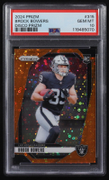 Brock Bowers 2024 Panini Disco Prizm #315 RC (PSA 10) at PristineAuction.com