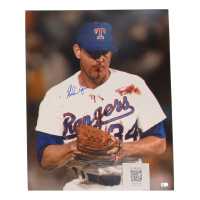 Nolan Ryan Signed Rangers 16x20 Photo (AIV) at PristineAuction.com