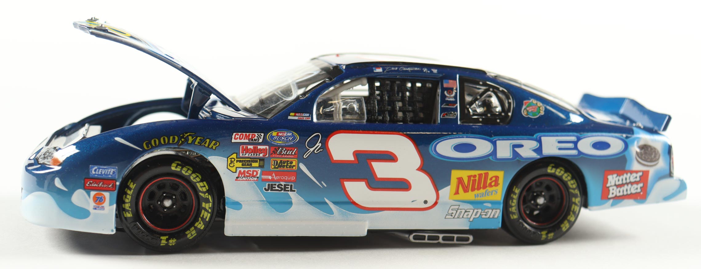 Dale Earnhardt Jr. Signed 2002 #3 OREO / RTIZ Monte Carlo 1:24 Diecast Car (JR Motorsports) at PristineAuction.com Dale Earnhardt Jr. Signed 2002 #3 OREO / RTIZ Monte Carlo 1:24 Diecast Car (JR Motorsports) at PristineAuction.com