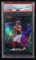 Jayden Daniels 2024 Panini Fireworks Green Prizm #24 (PSA 10) at PristineAuction.com